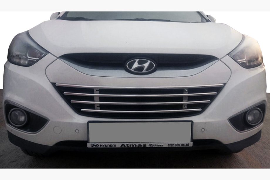 Hyundai IX-35 2010–2015 Kofangergrill (rustfrit stål) Image