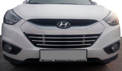 Hyundai IX-35 2010–2015 Kofangergrill (rustfrit stål) foto 1
