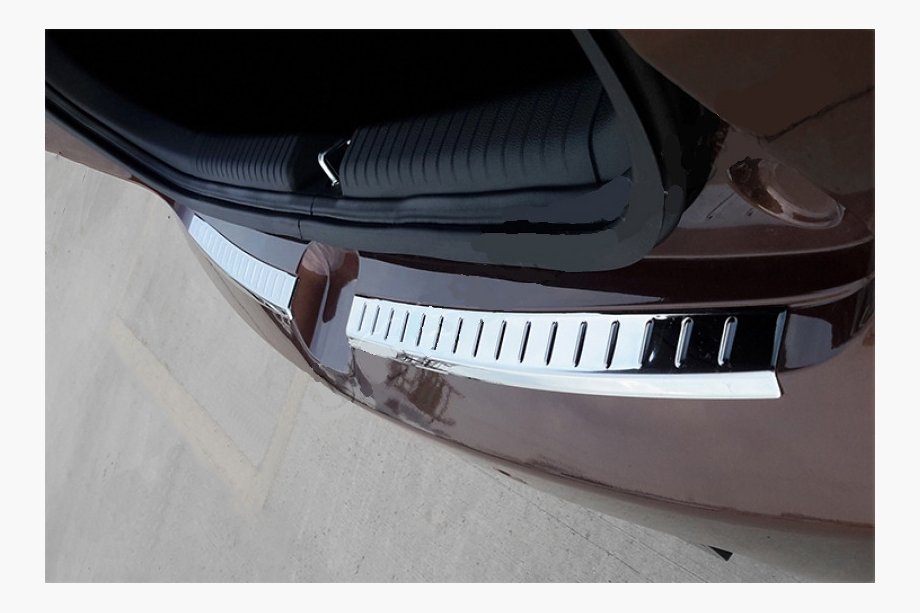 Hyundai I-20 2014–2020 OmsaLine kromlister til bagkofanger 2014-2018 (2 dele, rustfrit stål) Image