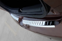 Hyundai I-20 2014–2020 OmsaLine kromlister til bagkofanger 2014-2018 (2 dele, rustfrit stål) foto 1