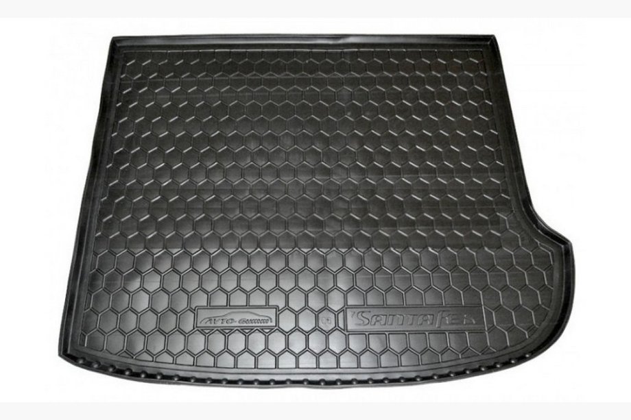 Hyundai Santa Fe 2 2006–2012 Bagagerumsmåtte til 7 sæder (Autogumm, gummi) Image