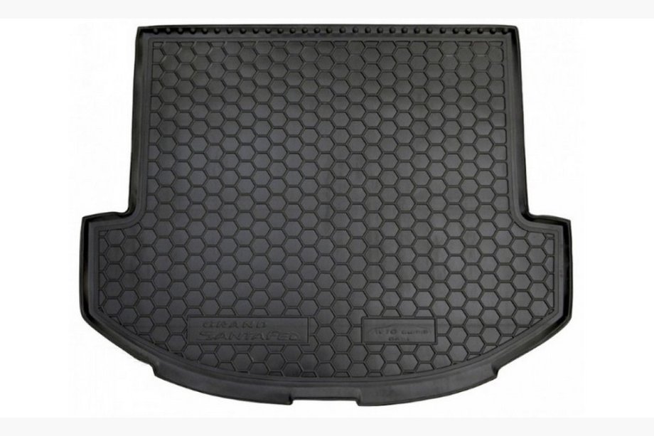 Hyundai Santa Fe 3 2012–2018 Bagagerumsmåtte til 7 sæder Grand 2014+ (Autogumm, gummi) Image