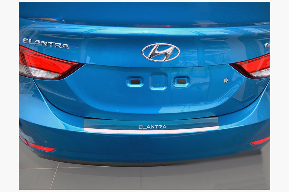 Hyundai Elantra (MD/UD) 2011–2015 Bagkofangerliste med kant Nataniko (2014-2015, rustfrit stål) Image