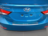 Hyundai Elantra (MD/UD) 2011–2015 Bagkofangerliste med kant Nataniko (2014-2015, rustfrit stål) foto 1