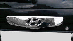Hyundai Getz 2002– Kromliste over nummerpladen (2002-2006, rustfrit stål) foto 5