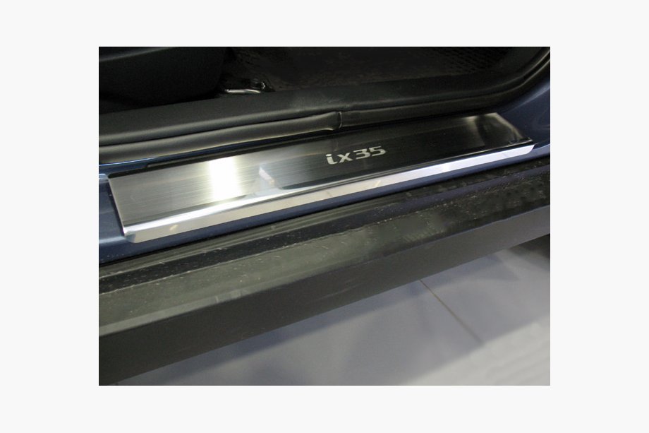 Hyundai IX-20 2010–2019 Dørtrinslister Natanika Premium (4 stk., rustfrit stål) Image
