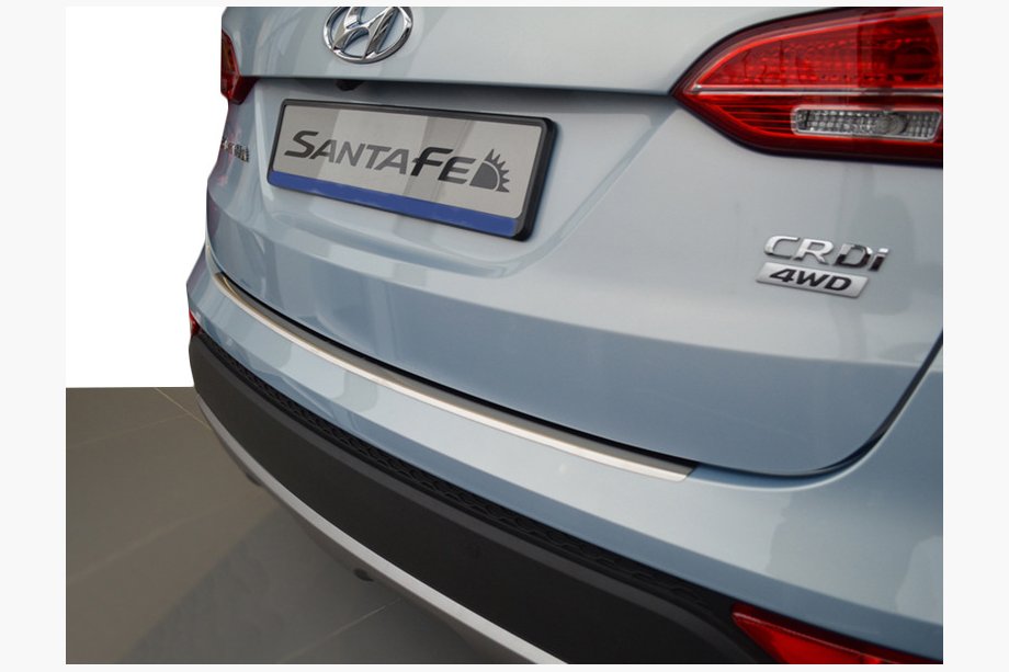 Hyundai Santa Fe 3 2012–2018 Bagkofangerbeskytter med ombuk Nataniko (rustfrit stål) Santa Fe, 2012-2016 Image