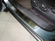 Hyundai Tucson JM 2004– Dørtrinslister Nathaniko (4 stk., rustfrit stål) foto 1