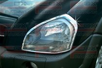 Hyundai Tucson JM 2004– Krom forlygterammer (2 stk., plast) foto 1