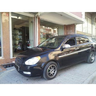 Dørlister (4 stk., rustfrit stål) Hyundai Accent 2006–2010 foto 2