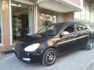 Hyundai Accent 2006–2010 Krom dørgrebsdæksler (4 stk.) OmsaLine - italiensk rustfrit stål foto 4
