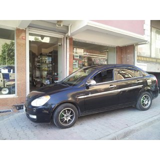 Dørlister (4 stk., rustfrit stål) Hyundai Accent 2006–2010 foto 3