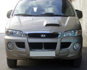 Hyundai H200, H1, Starex 1998–2007 Central frontspoilerlæbe (til lakering) foto 1