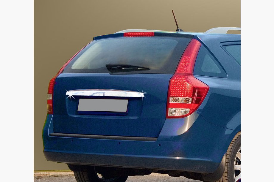 Kia Ceed 2007–2012 Liste over nummerpladen (SW, rustfrit stål) Image