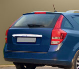 Kia Ceed 2007–2012 Liste over nummerpladen (SW, rustfrit stål) foto 1