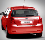 Kia Ceed 2007–2012 Bagklapskantliste (HB, rustfrit stål) foto 1