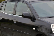 Kia Picanto 2004–2011 Nedre rudelister (4 stk., rustfrit stål) foto 1