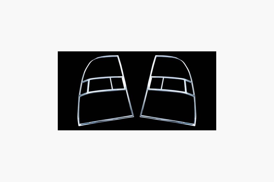 Kia Sportage 2004–2010 Stoplygte-kromcovers (2 stk., plast) Image