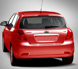 Kia Ceed 2007–2012 Liste over nummerplade (HB, rustfrit stål) foto 1