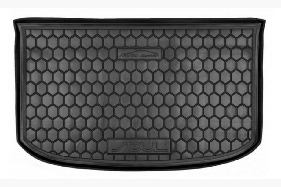 Kia Soul II 2013–2018 Øverste bagagerumsbakke med organizer (Autogumm, plast) Image
