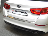 Kia Optima 2010–2016 Bagkofangerbeskytter med buk Nataniko (2014-2016, rustfrit stål) foto 1