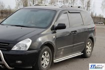Kia Carnival 2002–2013 Sidetrin KB001 (rustfrit stål) foto 3