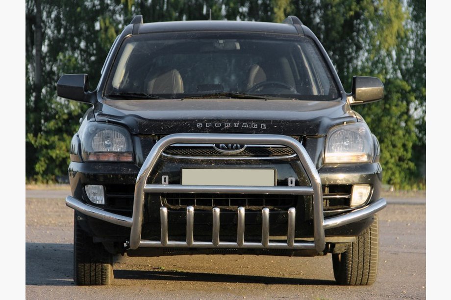 Kia Sportage 2004–2010 Frontbøjle WT003 Special (rustfrit stål) Image