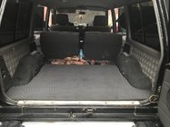 Nissan Patrol Y60 1988–1997 Bagagerumsmåtte, lang (EVA, sort) foto 1