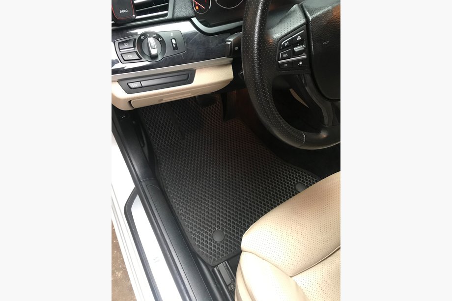 BMW 7-serie F01/F02 2008–2015 EVA-bilmåtter til kabinen (til F02, sort) Image