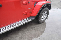 Jeep Wrangler 2007–2017 Sidetrin Silver (2 stk.) foto 3