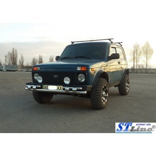 Frontbøjle ST015 (rustfrit stål) Lada Niva og Urban 1977– foto 2