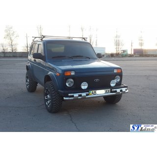 Frontbøjle ST015 (rustfrit stål) Lada Niva og Urban 1977– foto 3