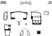 Nissan Primera P11 1996–2002 Instrumentbordpaneler (1996-1999) Aluminium foto 3