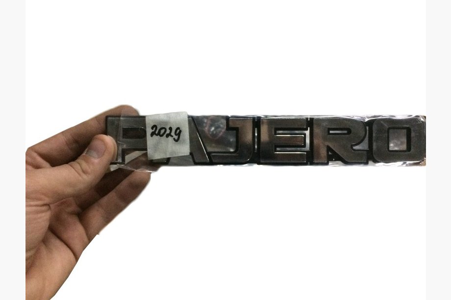 Mitsubishi Pajero Wagon IV 2006–2021 Tekstbadge 23 x 3,5 cm (Tyrkiet) Image