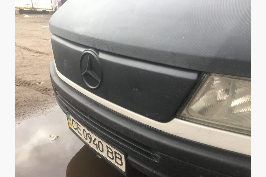 Mercedes Sprinter W901/902/903/904/905 1995–2006 Vinterafdækning til kølergrill 1995-2000, Mat Foto 2