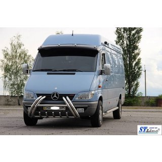 Kelebek WT011 frontbøjle (rustfrit stål) Mercedes Sprinter W901/902/903/904/905 1995–2006 foto 3