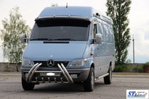 Mercedes Sprinter W901/902/903/904/905 1995–2006 Kelebek WT011 frontbøjle (rustfrit stål) 1995-2000 foto 3