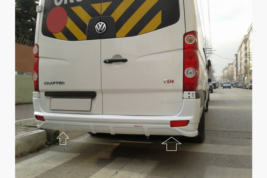Mercedes Sprinter W906 2006–2018 Bagkofangerlæbe V1 (til lakering) Image