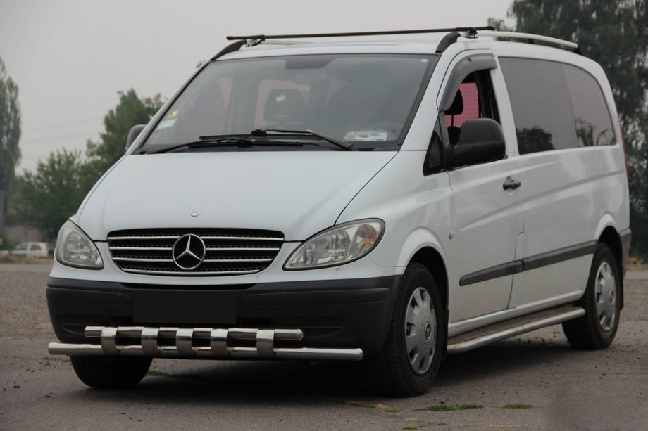 Mercedes Viano 2004–2014 Frontbeskyttelsesbøjle Shark ST015 (rustfrit stål) Image
