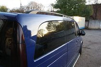 Mercedes Viano 2004–2014 Sorte tagrælinger ELITE (plastfod) Lang akselafstand (Long) foto 2