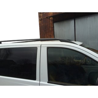 Sorte tagrælinger CAN originalt design (metal fødder) Mercedes Viano 2004–2014 foto 1
