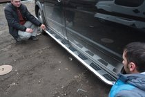 Mercedes Vito W639 2004–2014 Vison sidetrin (2 stk., aluminium/rustfrit stål) Kun til lang akselafstand (ExtraLong) foto 6
