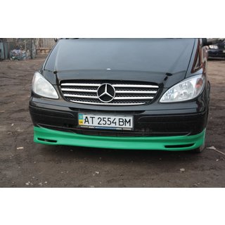 Frontkofangerlip Brabos Style (til lakering) Mercedes Viano 2004–2014 foto 3