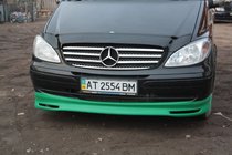 Mercedes Viano 2004–2014 Frontkofangerlip Brabos Style (til lakering) foto 3