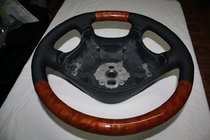 Mercedes Sprinter W906 2006–2018 Rat i læder og træ foto 4