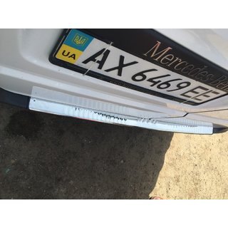 Bagkofangerbeskytter med opbuk (Carmos V1, rustfrit stål) Mercedes Vito W639 2004–2014 foto 4