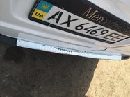 Mercedes Vito W639 2004–2014 Bagkofangerbeskytter med opbuk (Carmos V1, rustfrit stål) foto 4