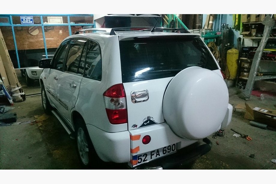 Chery Tiggo 1 2005–2016 Cover til bageste dørhåndtag (rustfrit stål) Foto 2