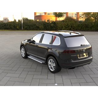 Sidetrin Allmond Grey (2 stk., aluminium) foto 2