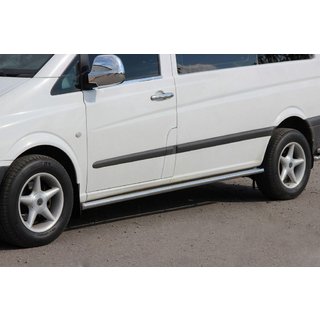 Siderør BB001 (2 stk., rustfrit stål) Mercedes Viano 2004–2014 foto 1